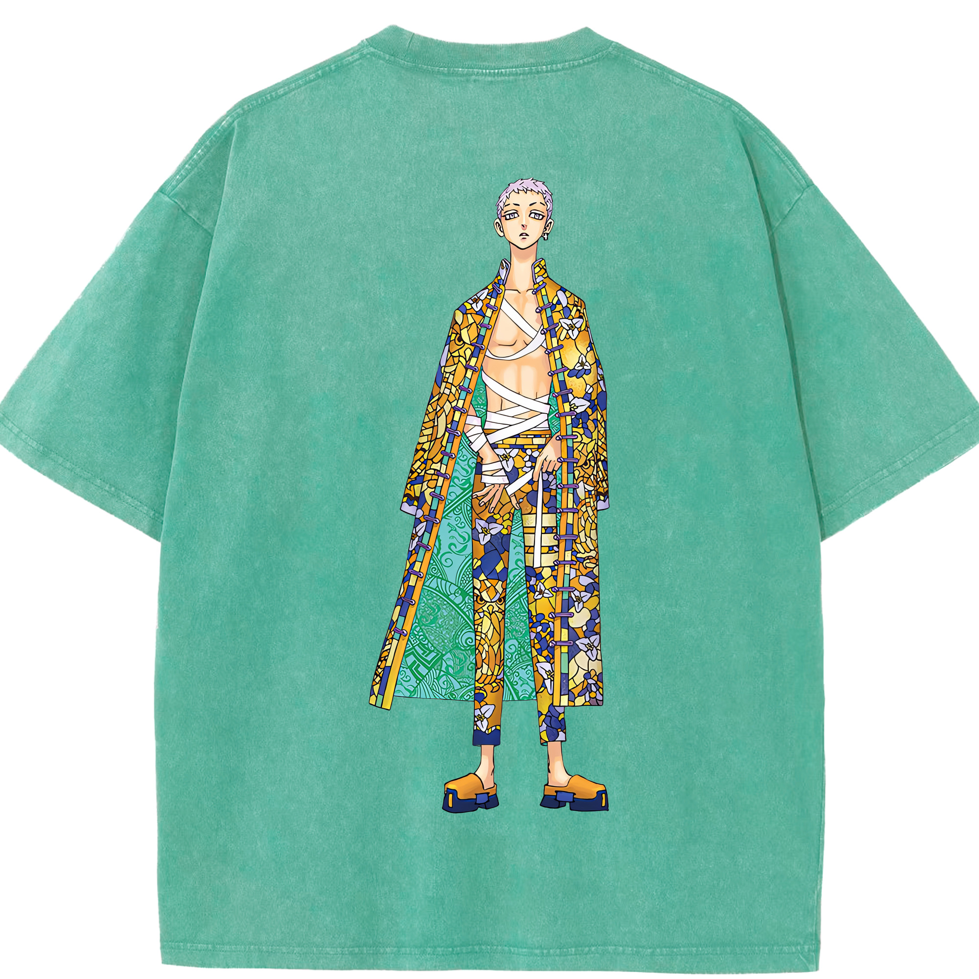 （画像用） 東京リベンジャーズ Tokyo Revengers 綿100% ヴィンテージ風 半袖Tシャツ（背面プリント）